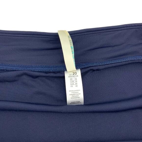 Sea Level Australia Navy Blue Swim Skirt Plus Size 16 NWOT - Picture 4 of 5